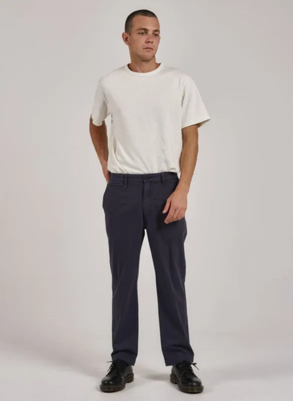 Minimal Thrills Work Chino - Station Navy sold by Thrills