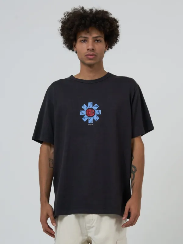 Hemp Higher Ground Merch Fit Tee - Washed Black sold by Thrills