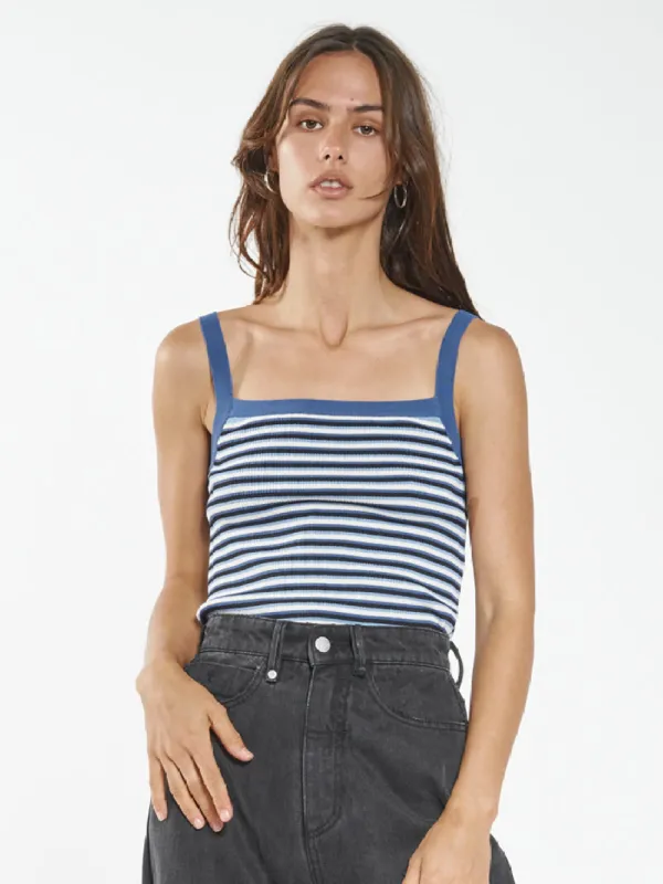 Only You Knit Tank - Blue sold by Thrills