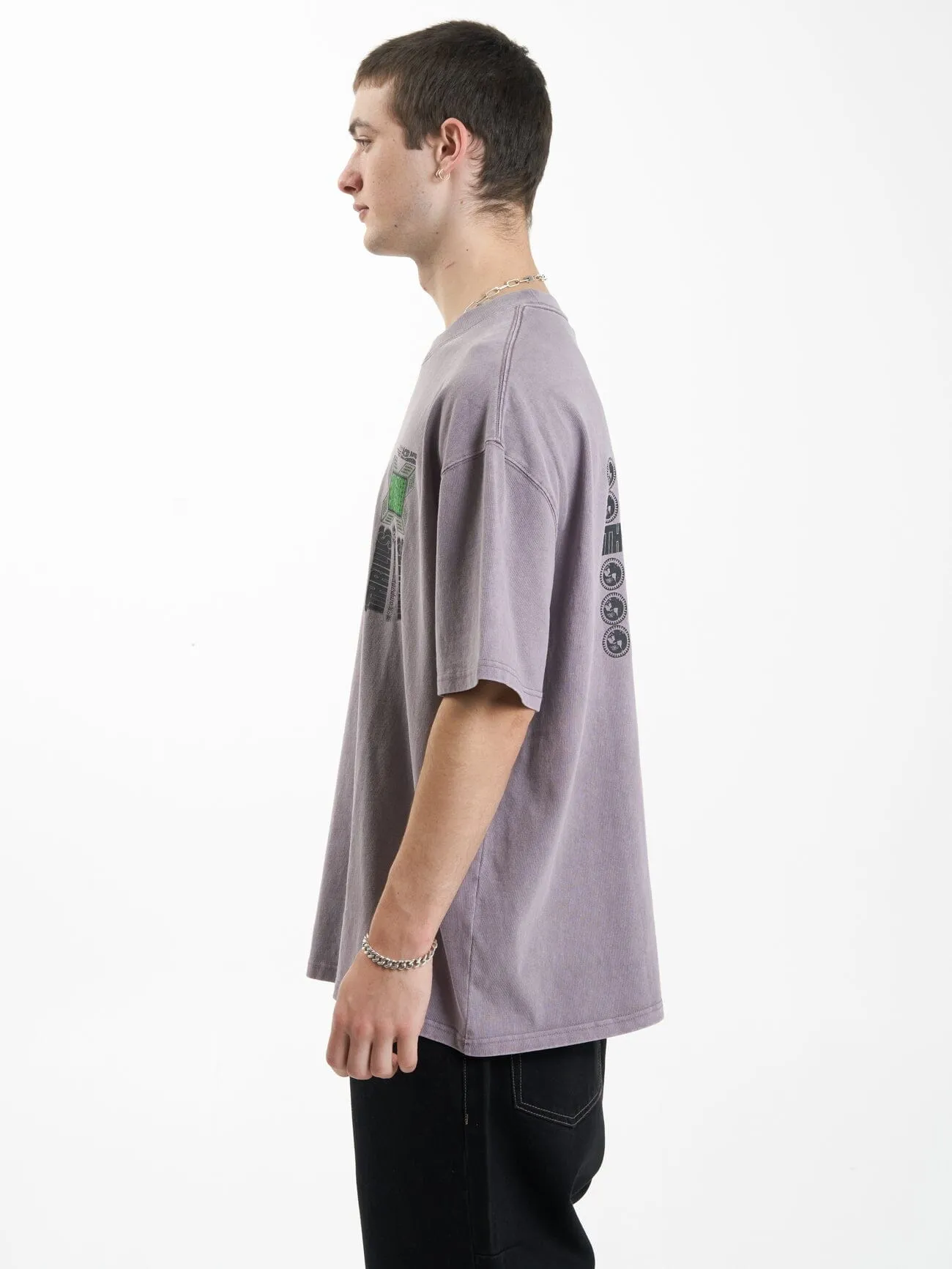 Vibrations Box Fit Oversize Tee - Mineral Gray sold by Thrills product image thumbnail 4