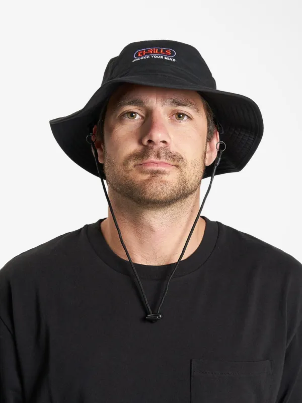Unlock Your Mind Boonie Hat - Black sold by Thrills