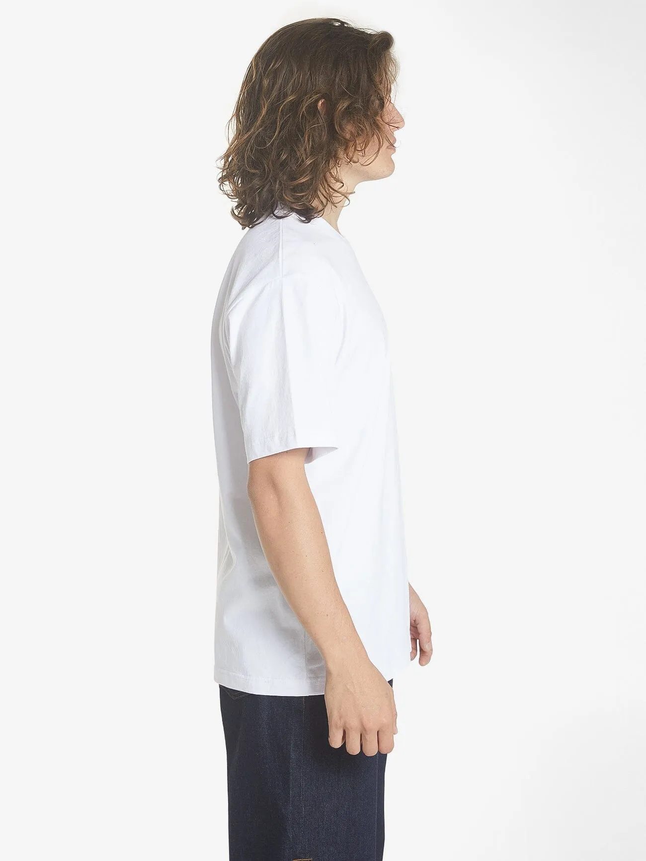 Underground Oversize Fit Tee - White sold by Thrills product image thumbnail 3