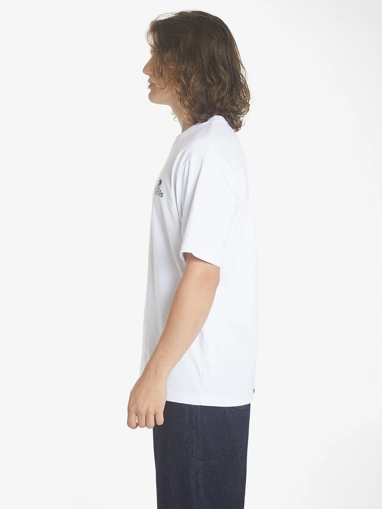 Underground Oversize Fit Tee - White sold by Thrills product image thumbnail 4