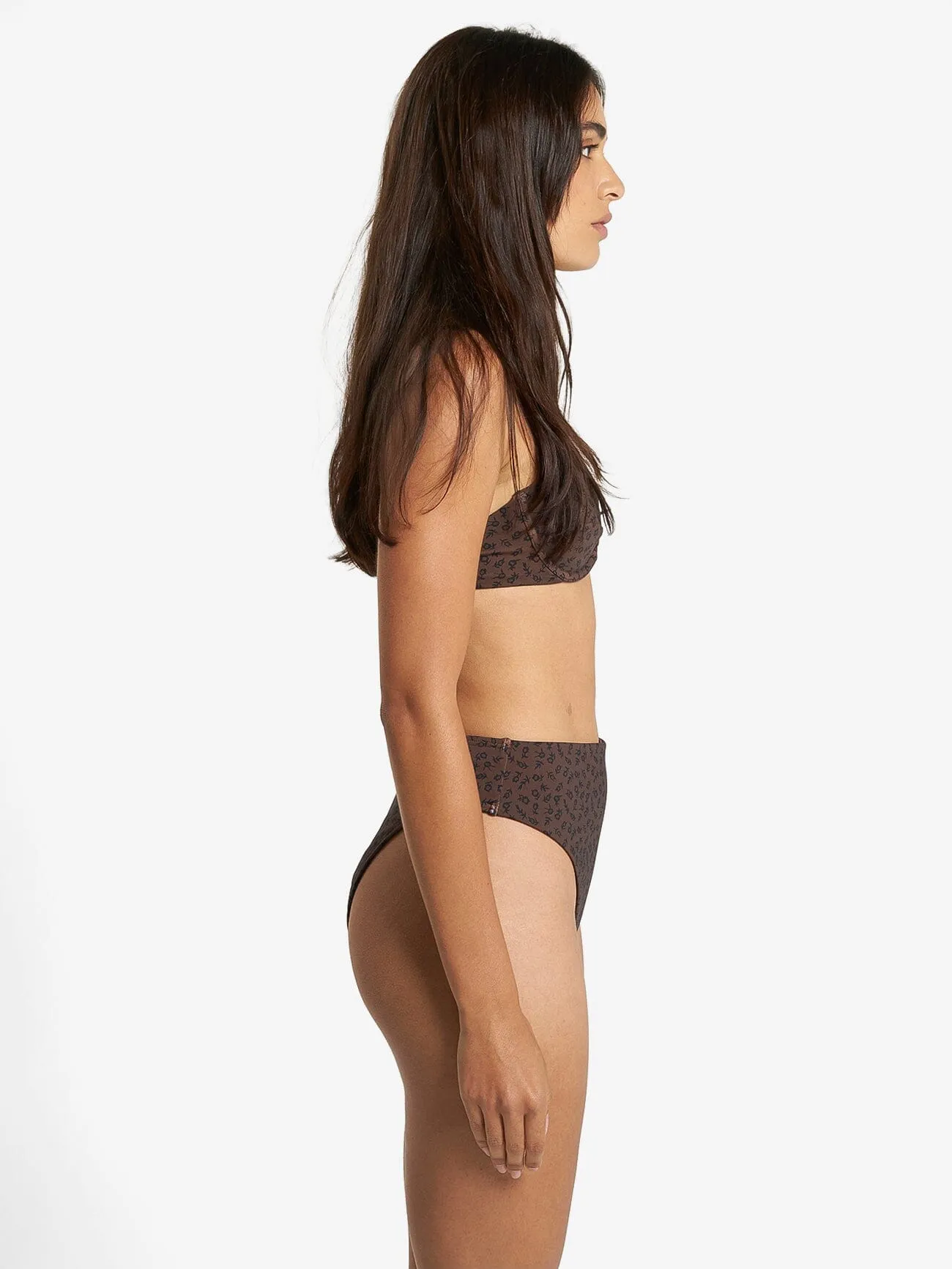 Cassia 90s High Cut Bikini Bottom - Black sold by Thrills product image thumbnail 4