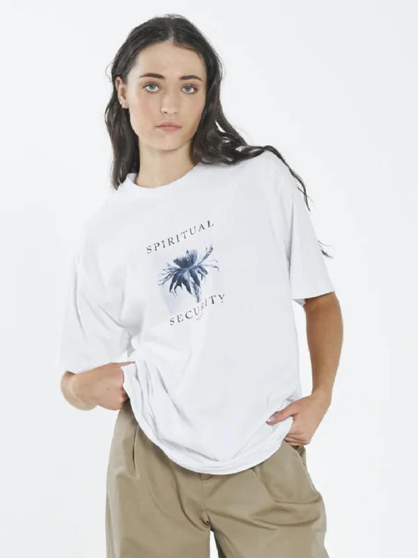 Spritual Security Merch Fit Tee - White sold by Thrills