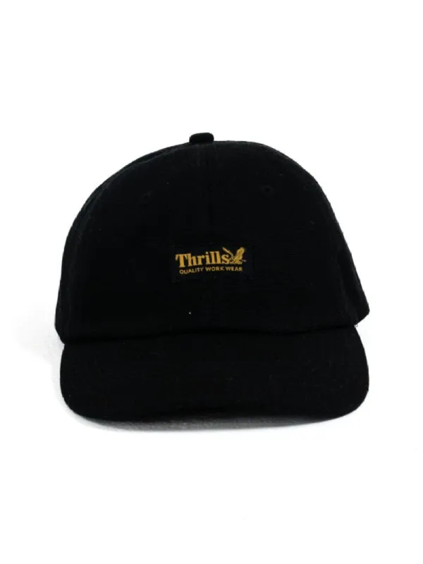 Thrills Union 6 Panel Cap - Black sold by Thrills