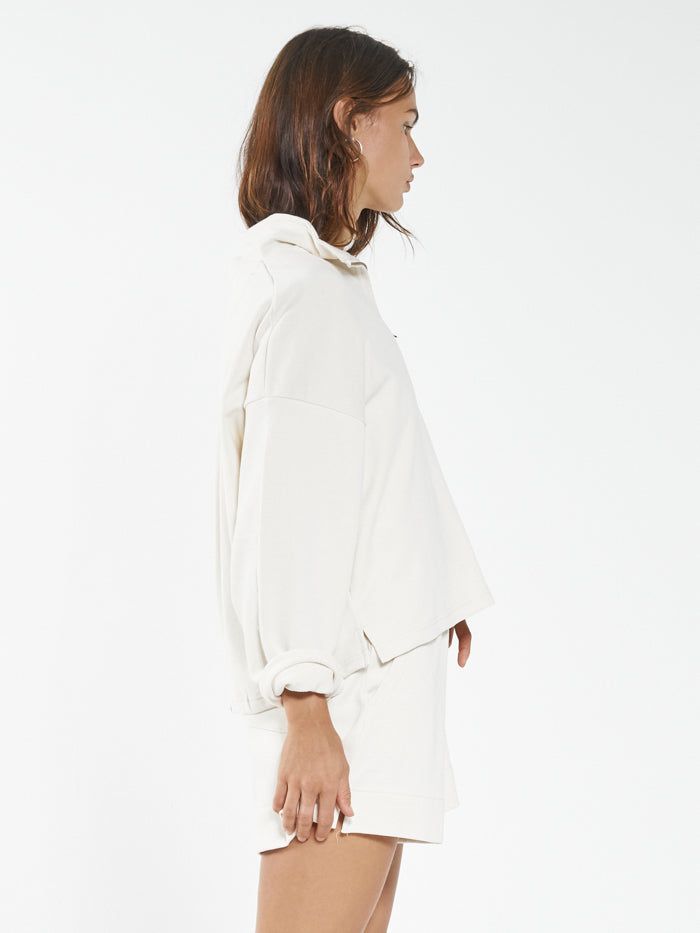 Deluxe 3/4 Zip Pullover - Unbleached sold by Thrills product image thumbnail 2