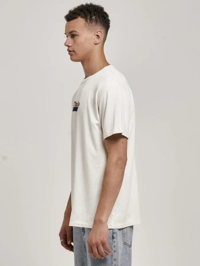 Hemp Progression Merch Fit Tee - Heritage White sold by Thrills product image thumbnail 3