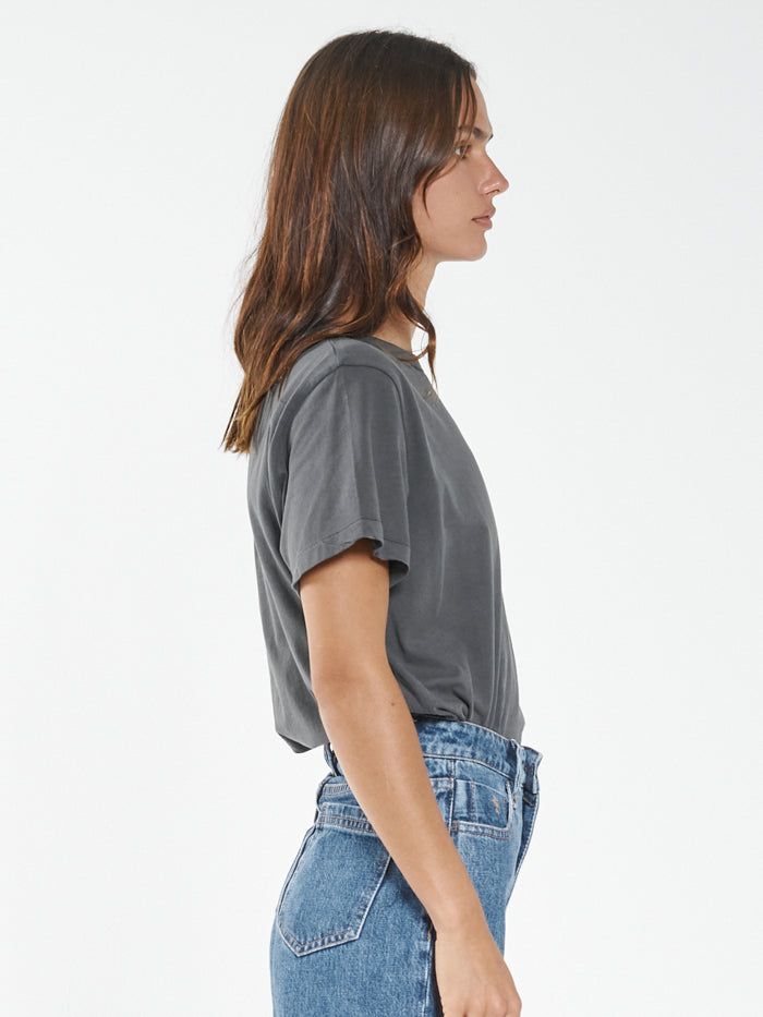 Minimal Thrills Relaxed Tee - Merch Black sold by Thrills product image thumbnail 2