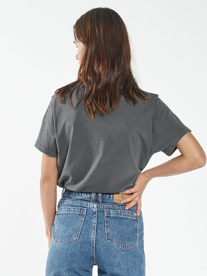 Minimal Thrills Relaxed Tee - Merch Black sold by Thrills product image thumbnail 4