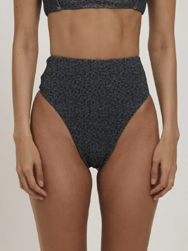 Briar High Cut Bikini Bottom - Petrol sold by Thrills