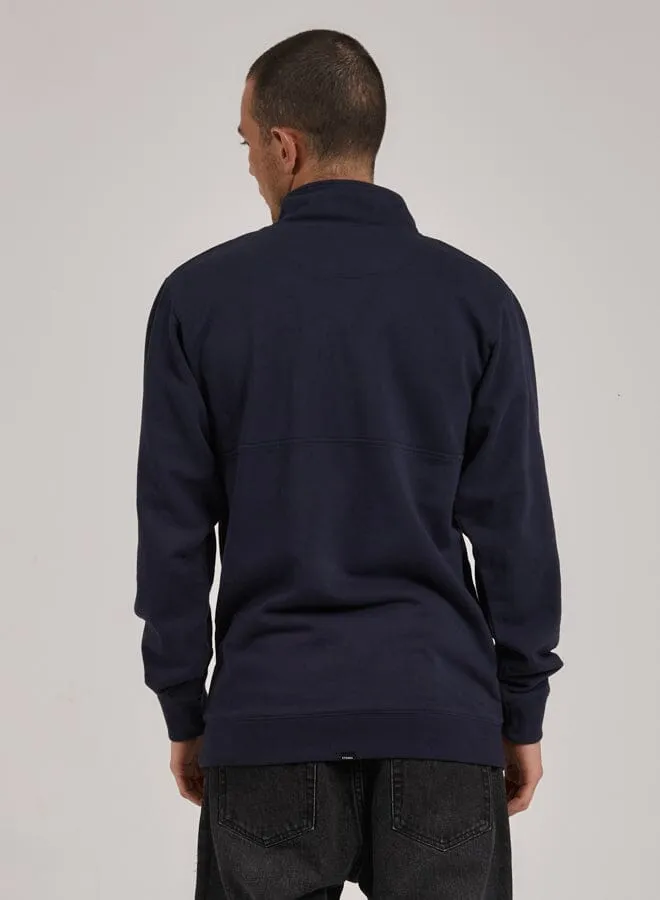 Minimal Thrills Quarter Zip Fleece - Station Navy sold by Thrills product image thumbnail 2