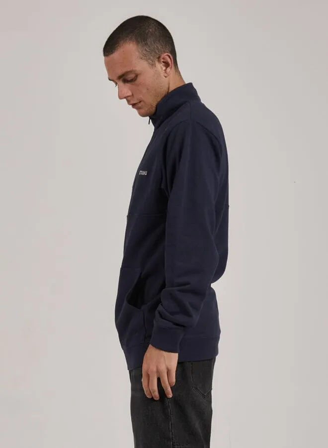 Minimal Thrills Quarter Zip Fleece - Station Navy sold by Thrills product image thumbnail 3