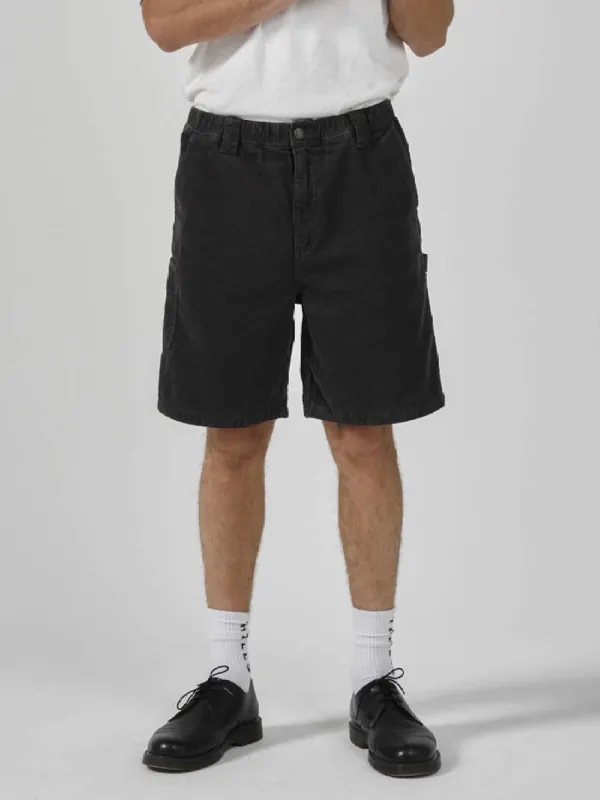 Carpenter Elastic Short - Dark Charcoal sold by Thrills