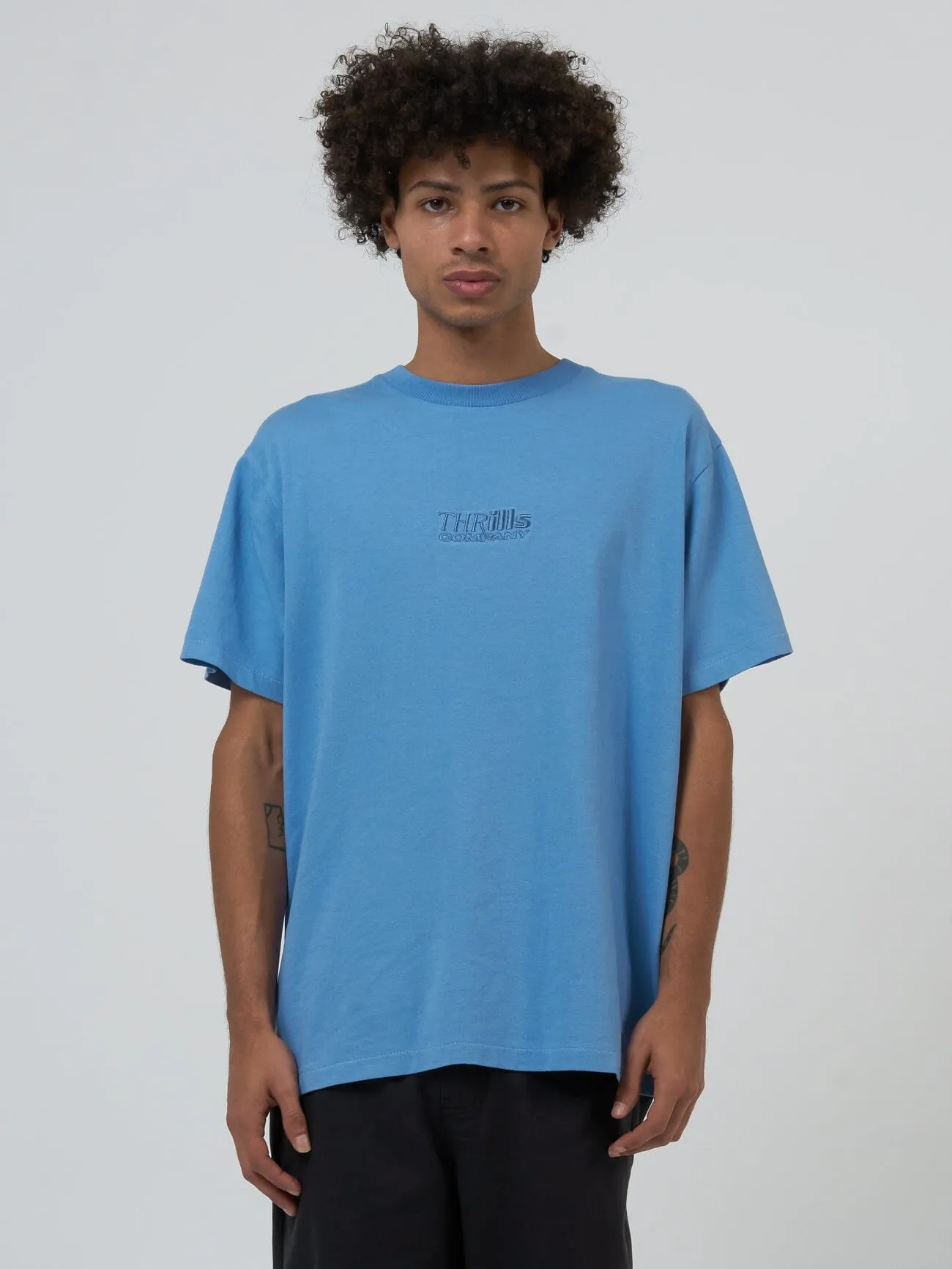 Split Decision Embro Merch Fit Tee - Allure Blue sold by Thrills