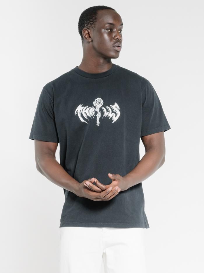 Hard Fast Loud Merch Fit Tee - Washed Black sold by Thrills