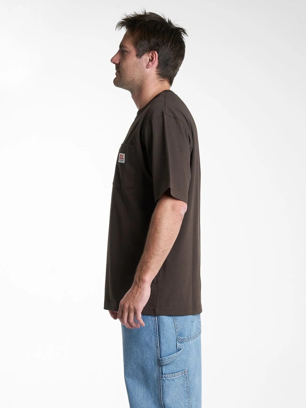 Hard Yakka X Thrills Oversize Pocket Tee - Postal Brown sold by Thrills product image thumbnail 5