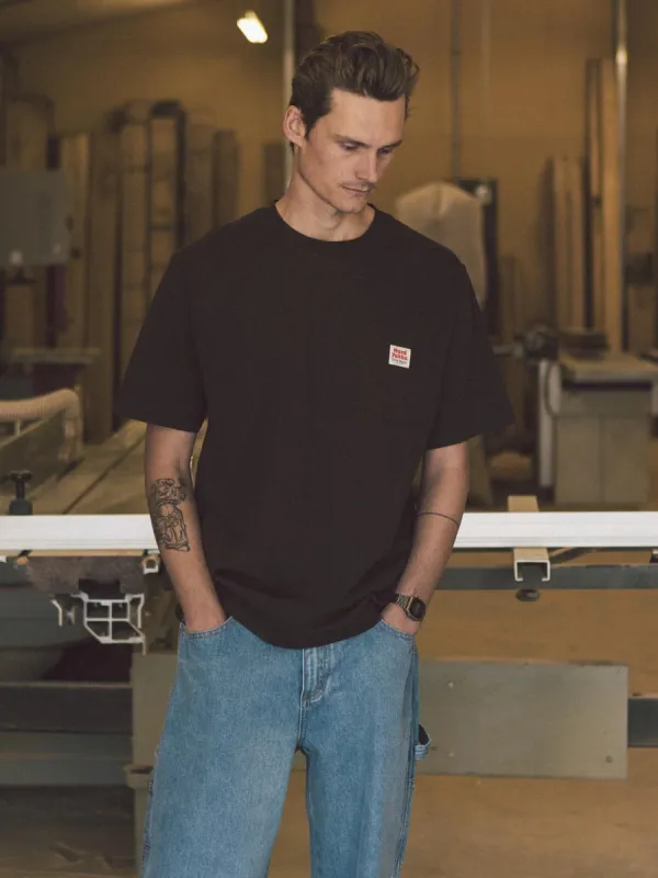 Hard Yakka X Thrills Oversize Pocket Tee - Postal Brown sold by Thrills