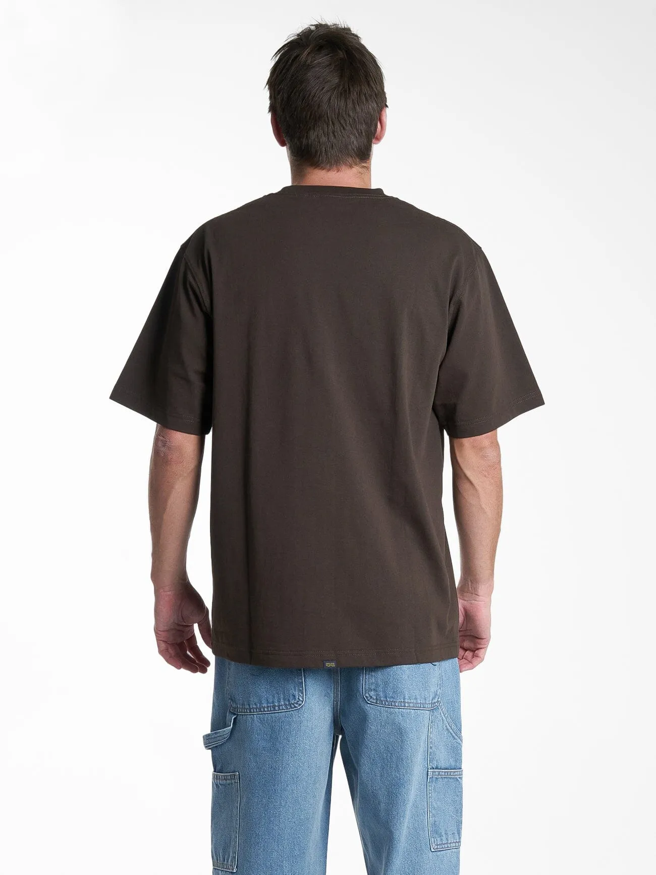 Hard Yakka X Thrills Oversize Pocket Tee - Postal Brown sold by Thrills product image thumbnail 2