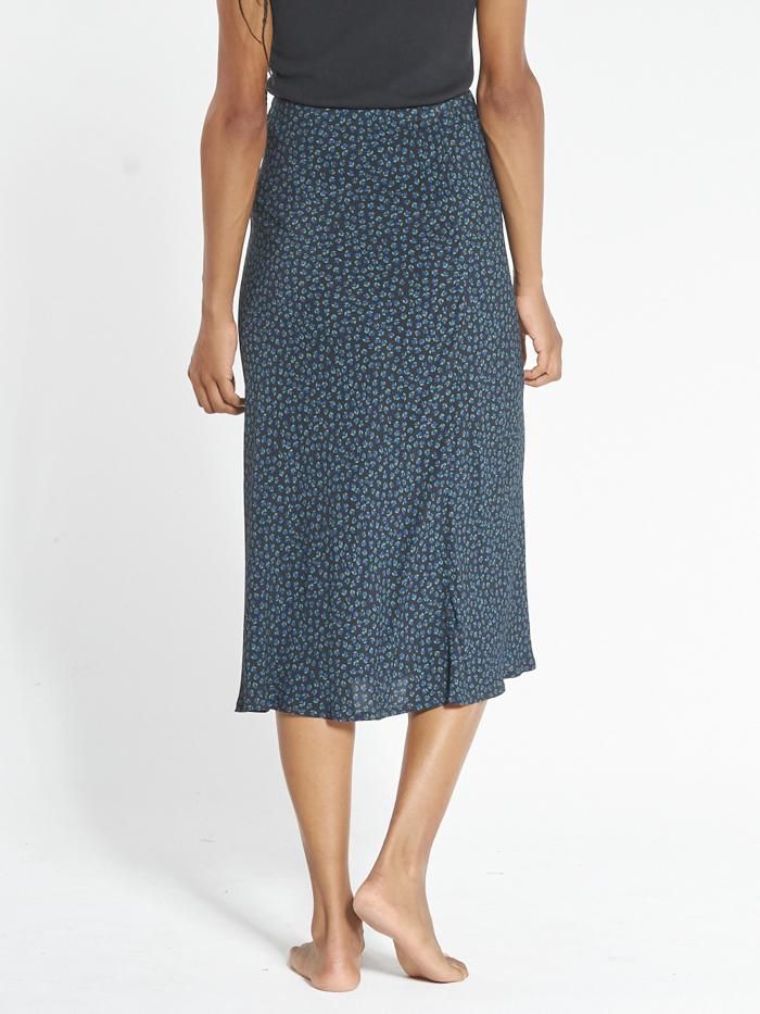 Royal Bloom Bias Skirt - Royal Blue sold by Thrills product image thumbnail 3