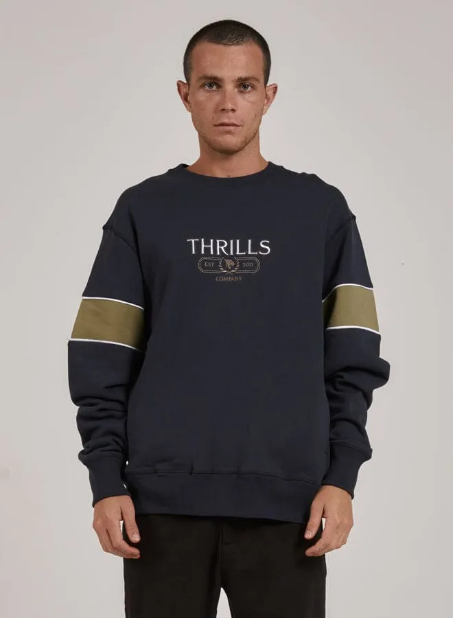 Bad Habits Club Oversize Fit Crew - Total Eclipse sold by Thrills