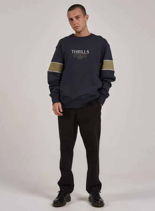 Bad Habits Club Oversize Fit Crew - Total Eclipse sold by Thrills product image thumbnail 5