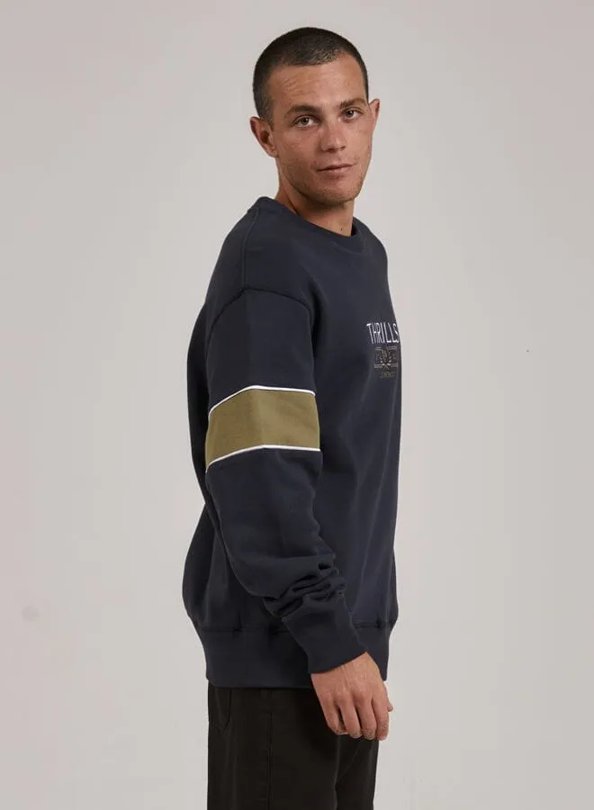 Bad Habits Club Oversize Fit Crew - Total Eclipse sold by Thrills product image thumbnail 4