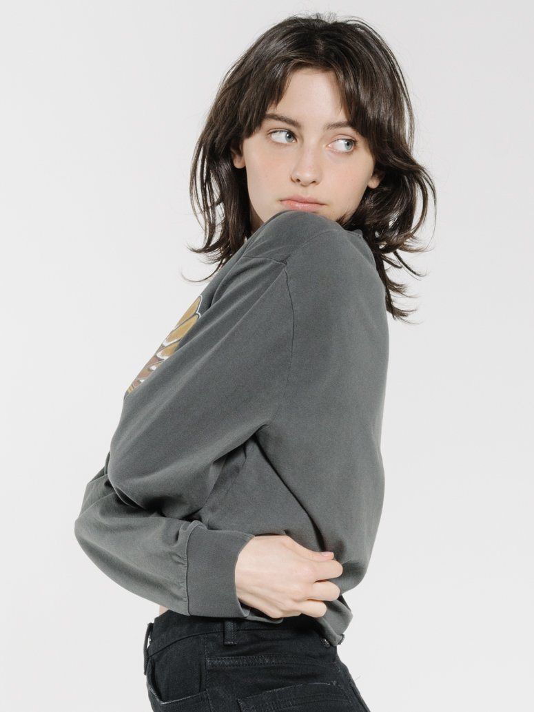 Wings of Steel Merch Crop LS Tee - Merch Black sold by Thrills product image thumbnail 3