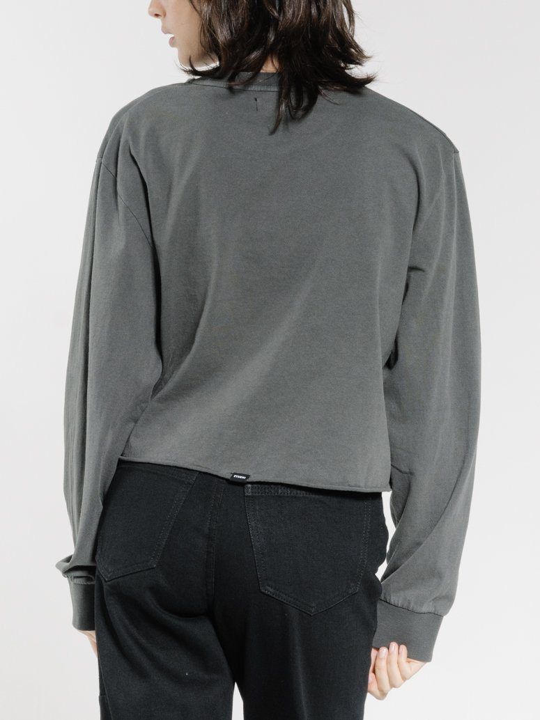 Wings of Steel Merch Crop LS Tee - Merch Black sold by Thrills product image thumbnail 2