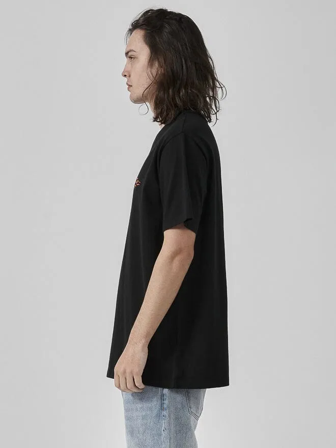 Platinum Flames Merch Fit Tee - Black sold by Thrills product image thumbnail 3