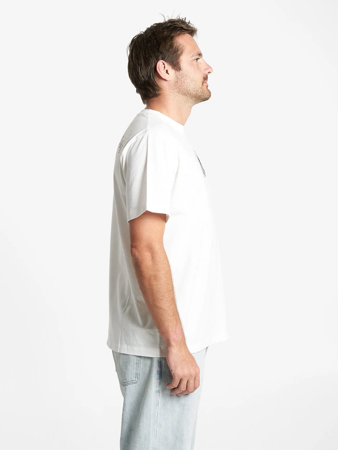 Destination Merch Fit Tee - Dirty White sold by Thrills product image thumbnail 3