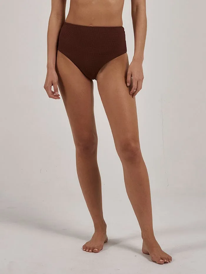 Paradise Code High Waist Bikini Bottom - Chimney Red sold by Thrills product image thumbnail 5