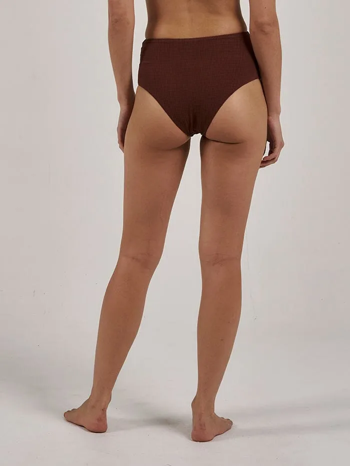 Paradise Code High Waist Bikini Bottom - Chimney Red sold by Thrills product image thumbnail 2