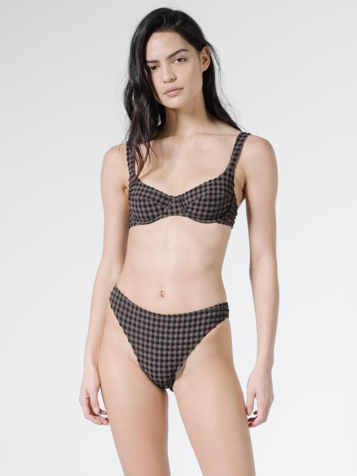 Georgie Plaid Underwire Top - Jarrah sold by Thrills product image thumbnail 3