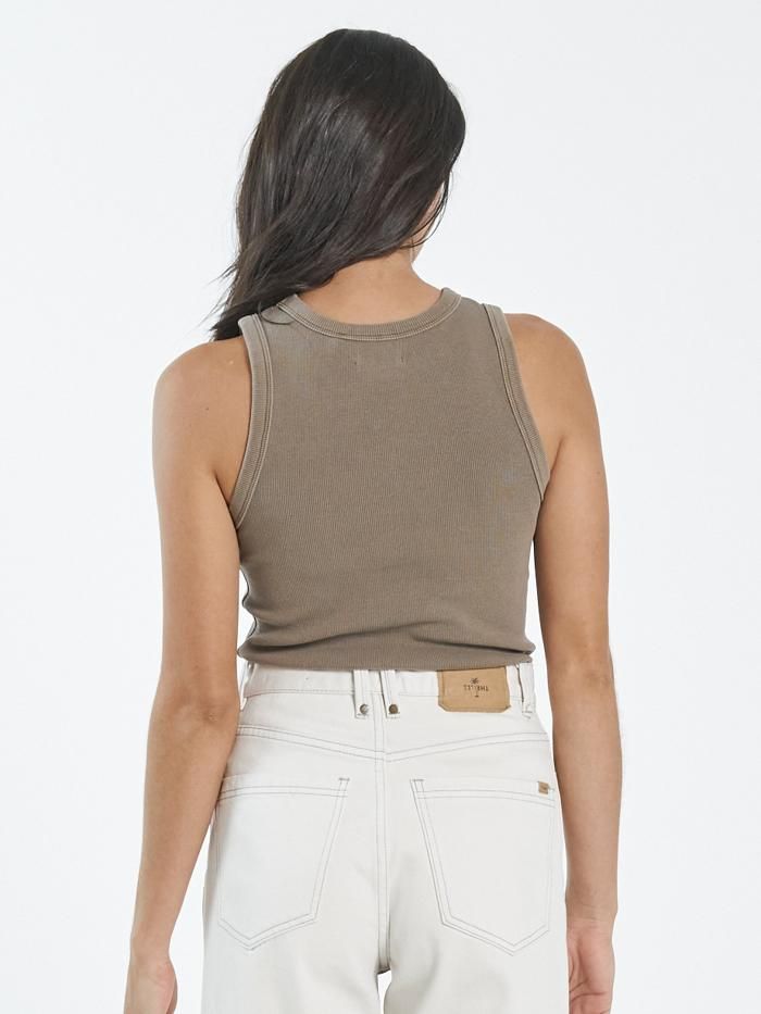 Minimal Thrills Racer Front Tank - Walnut sold by Thrills product image thumbnail 2