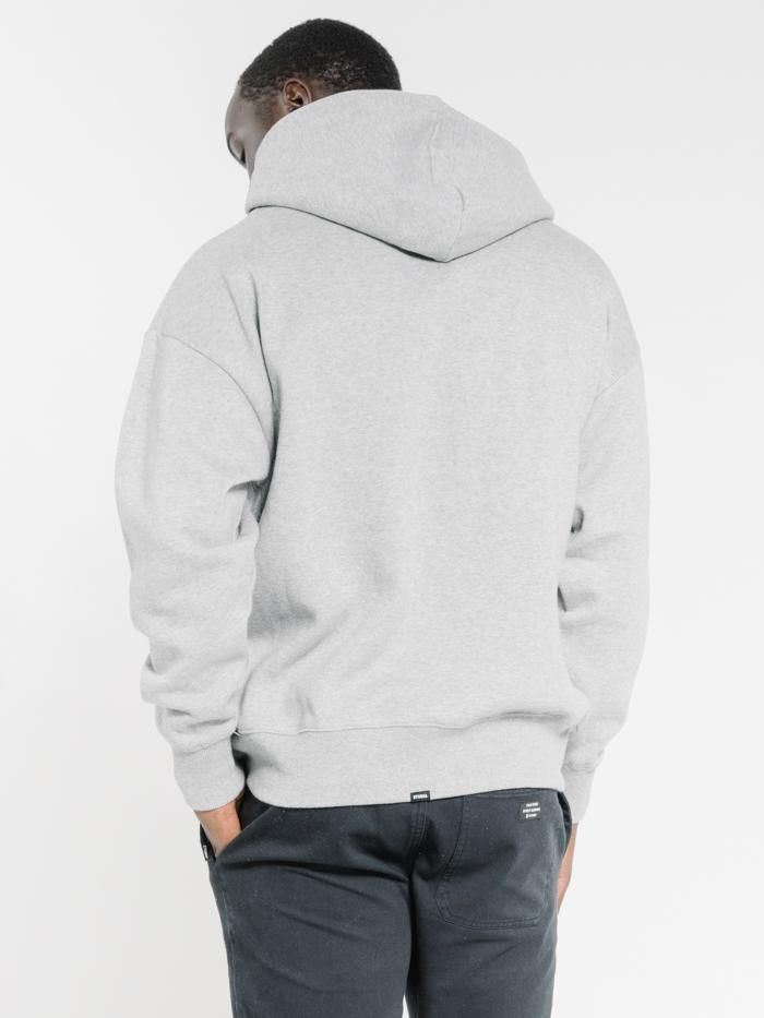 Thrills Stencil Slouch Pull On Hood - Grey Marle sold by Thrills product image thumbnail 2