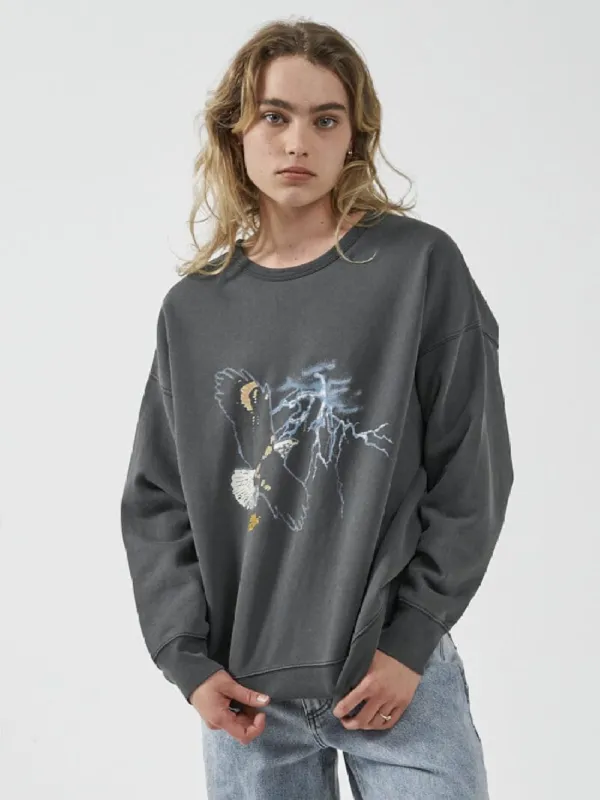 Highlife Slouch Crew - Merch Black sold by Thrills