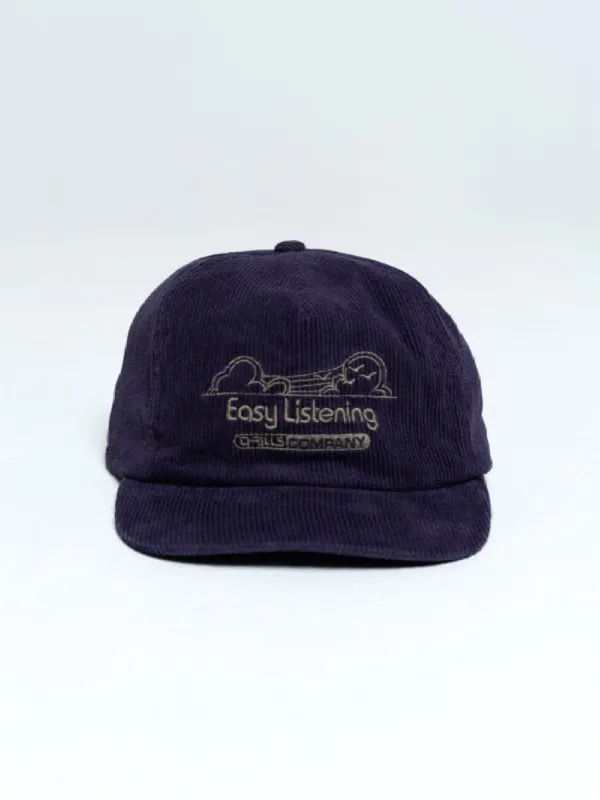 Easy Listening 5 Panel Cap - Purple Pennant sold by Thrills
