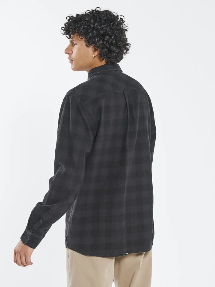 Liste Long Sleeve Flannel - Black sold by Thrills product image thumbnail 2