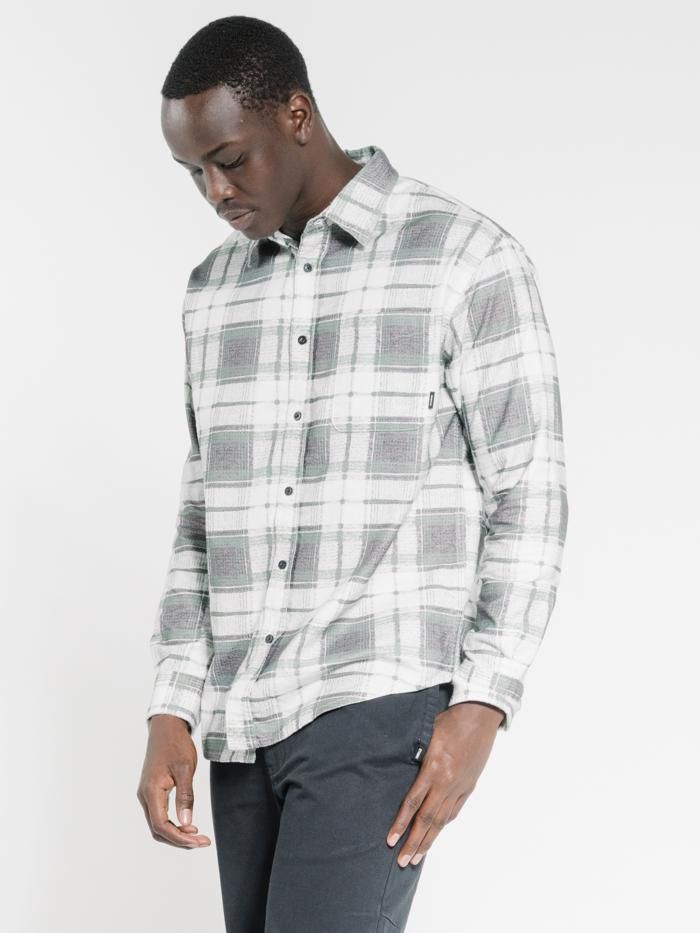 Fire Rose Oversized Long Sleeve Flannel Shirt - Black sold by Thrills product image thumbnail 3