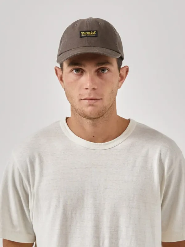 Thrills Union 6 Panel Cap - Tarmac sold by Thrills