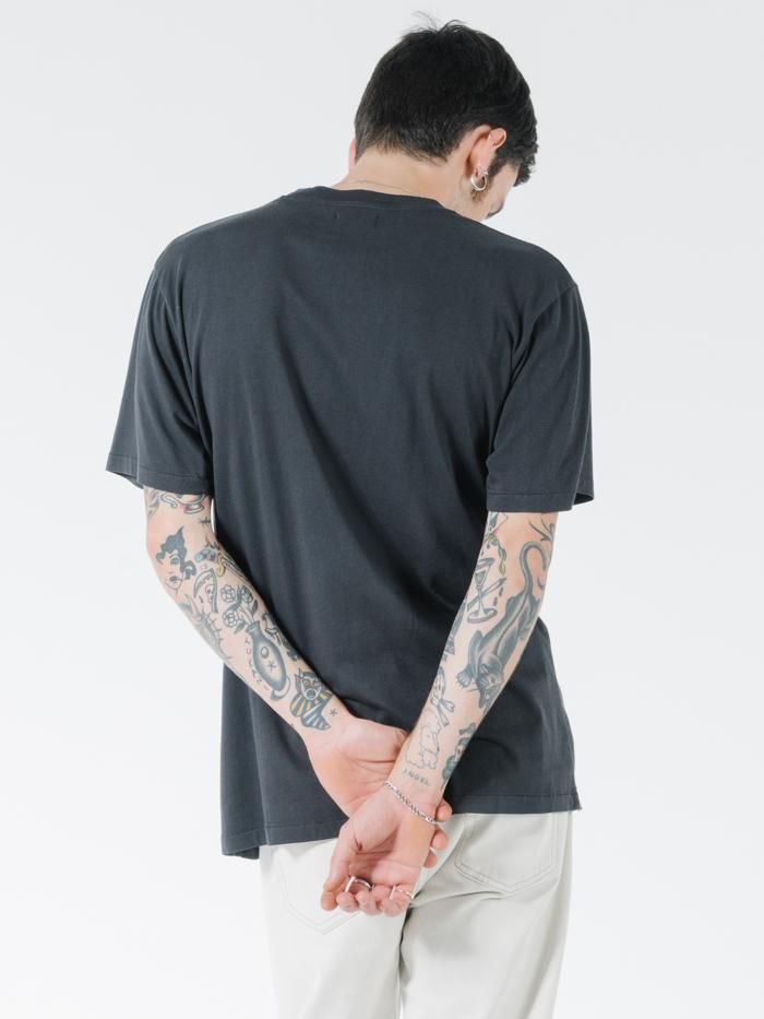 Minimal Thrills Merch Fit Tee - Heritage Black sold by Thrills product image thumbnail 2