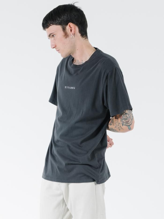 Minimal Thrills Merch Fit Tee - Heritage Black sold by Thrills product image thumbnail 3