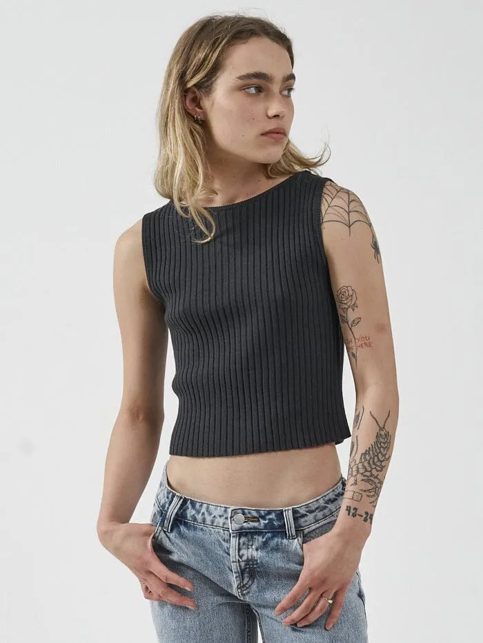 Maya Knit Tank - Black sold by Thrills product image thumbnail 4