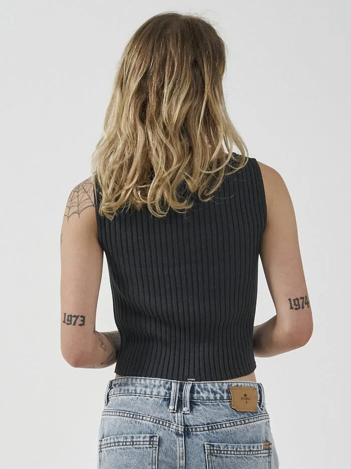 Maya Knit Tank - Black sold by Thrills product image thumbnail 2