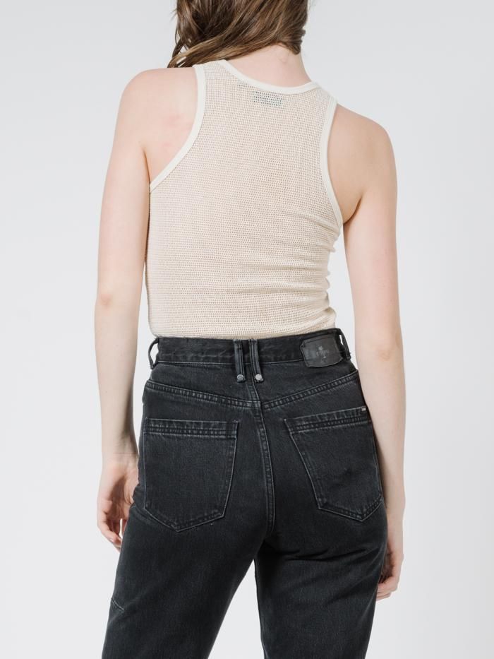 Mesh Knit Singlet - Unbleached sold by Thrills product image thumbnail 2