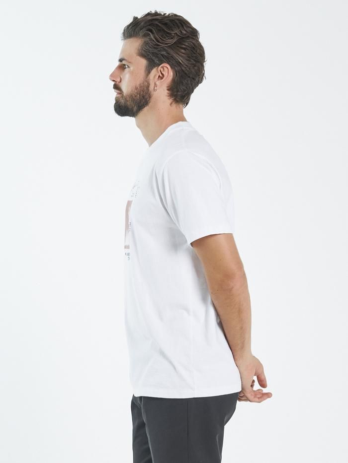 Halfway To Nowhere Merch Fit Tee - White sold by Thrills product image thumbnail 3