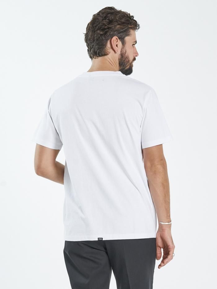 Halfway To Nowhere Merch Fit Tee - White sold by Thrills product image thumbnail 2