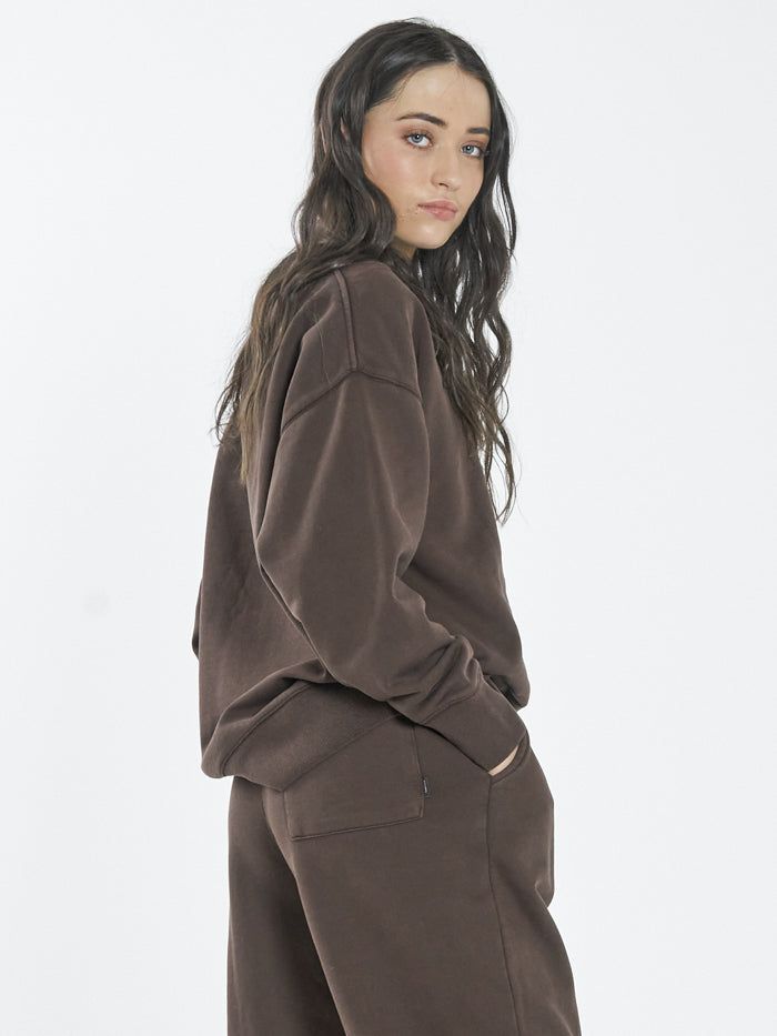 Minimal Thrills Crew - Postal Brown sold by Thrills product image thumbnail 3