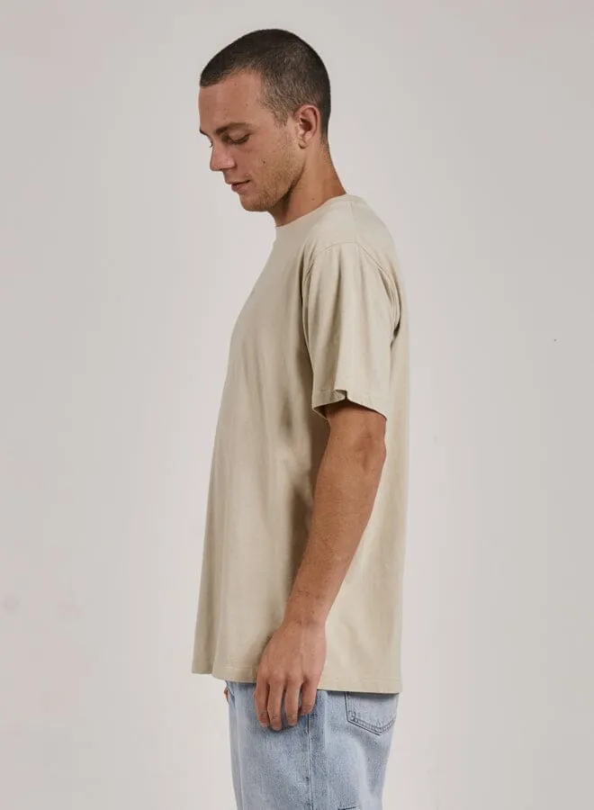 Minimal Thrills Merch Fit Tee - Oatmeal sold by Thrills product image thumbnail 3